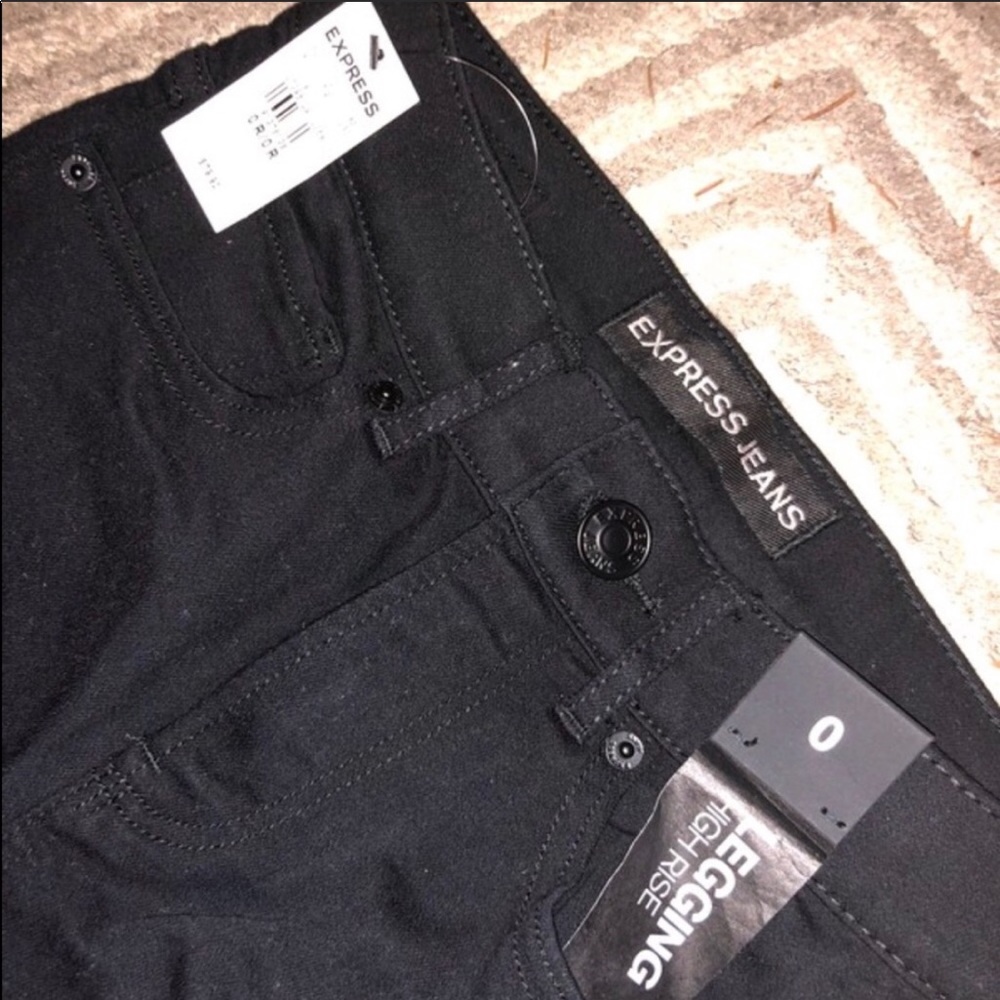 Express high Rise Distressed Jegging